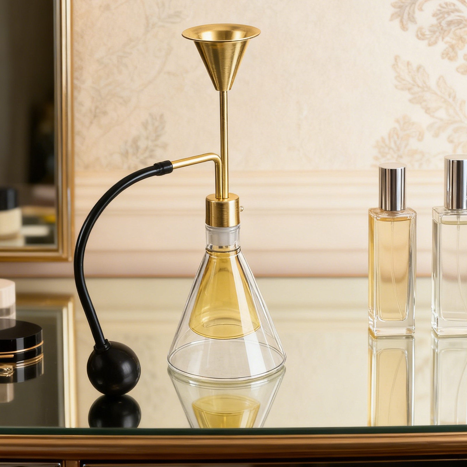 Home Fragrance Oils - Double Wall Glass Essential Oil Flask