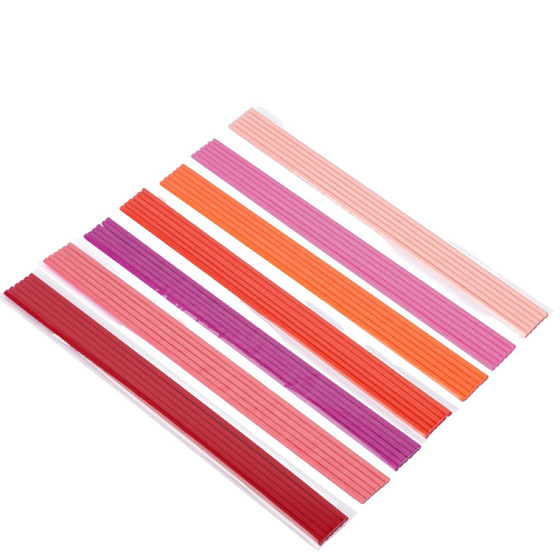 Home Fragrance Stick - 50pcs 22cmx3mm Colored Fiber Rattan Stick