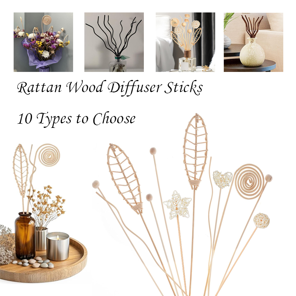 5/15Pcs Long Wavy Rattan Reed  - Home Fragrance Refill ulasan dan harga