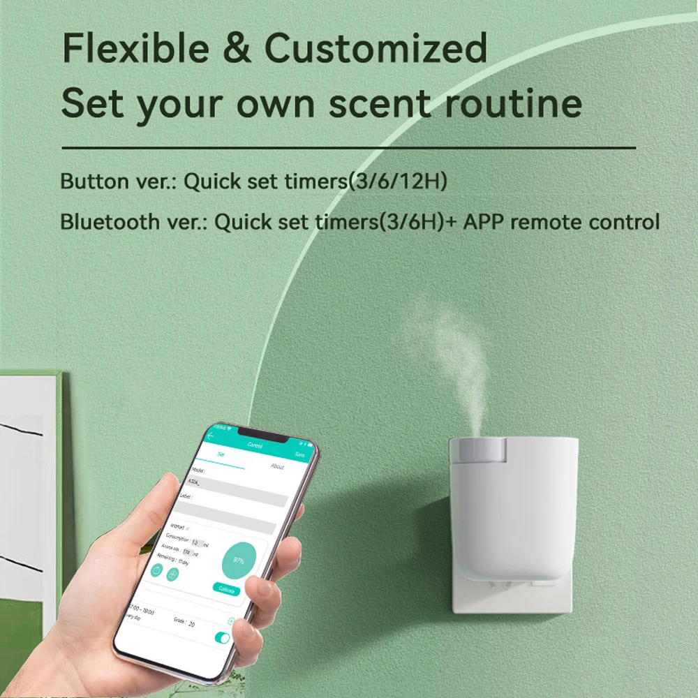 Bluetooth Control Aroma Diffus - Home Fragrance Diffuser Electric ulasan dan harga