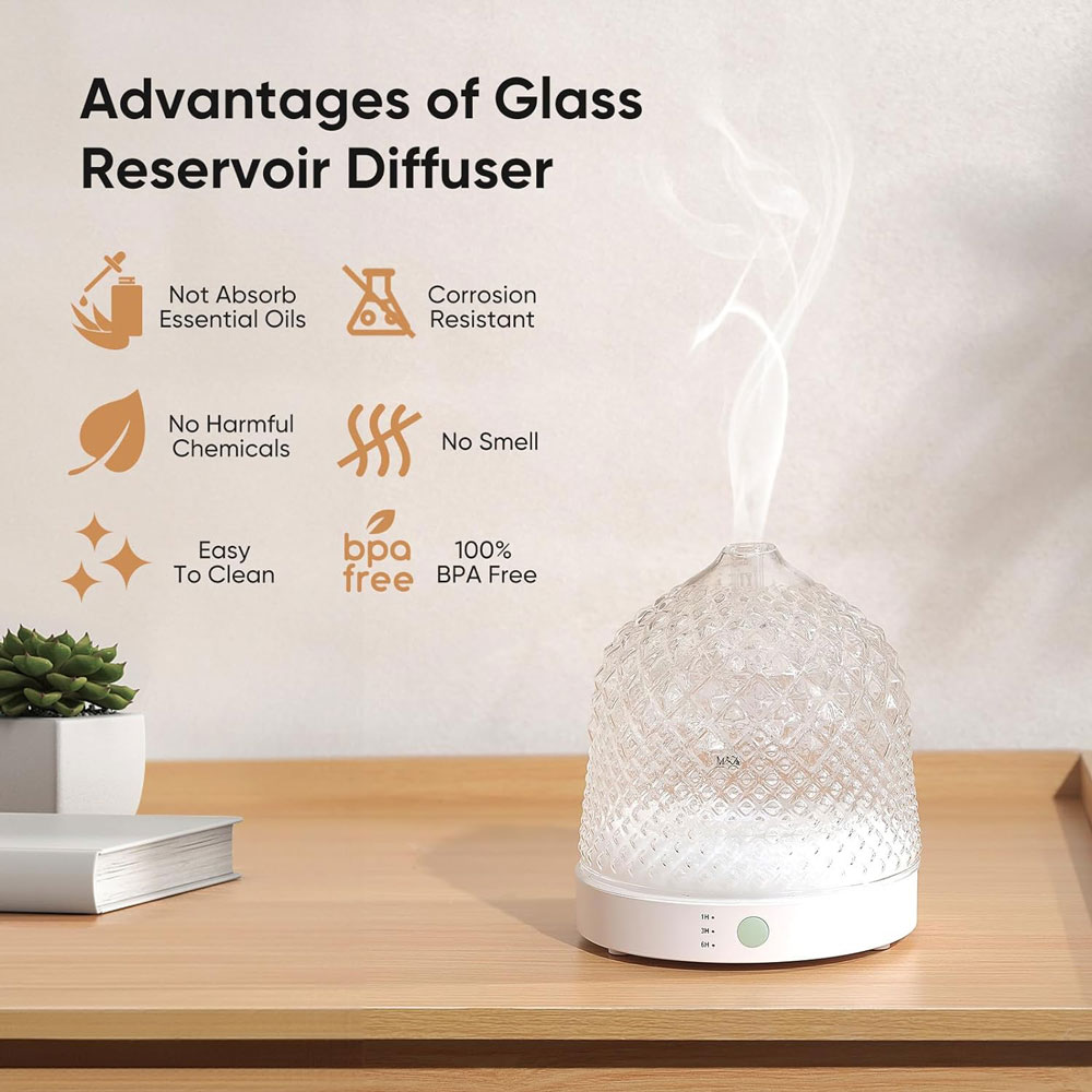Electric Glass Ultrasonic Arom - Home Fragrance Diffuser Electric ulasan dan harga