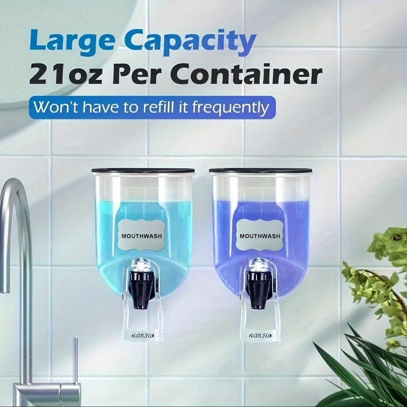 2PCS 600ml Mouthwash Dispenser - Home Fragrance Aromatherapy ulasan dan harga
