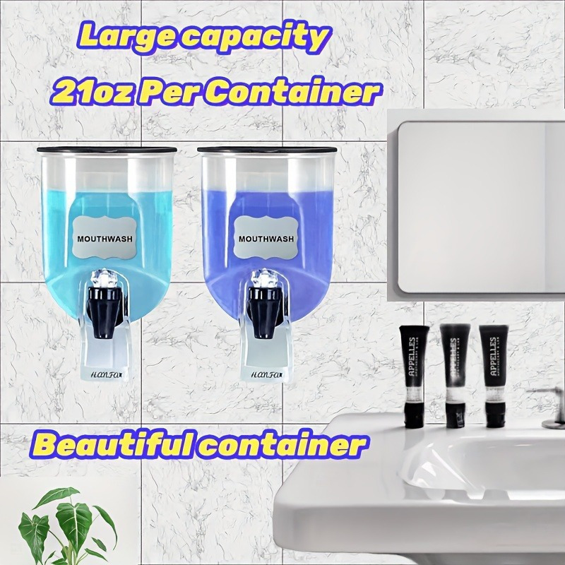 2PCS 600ml Mouthwash Dispenser - Home Fragrance Aromatherapy ulasan dan harga