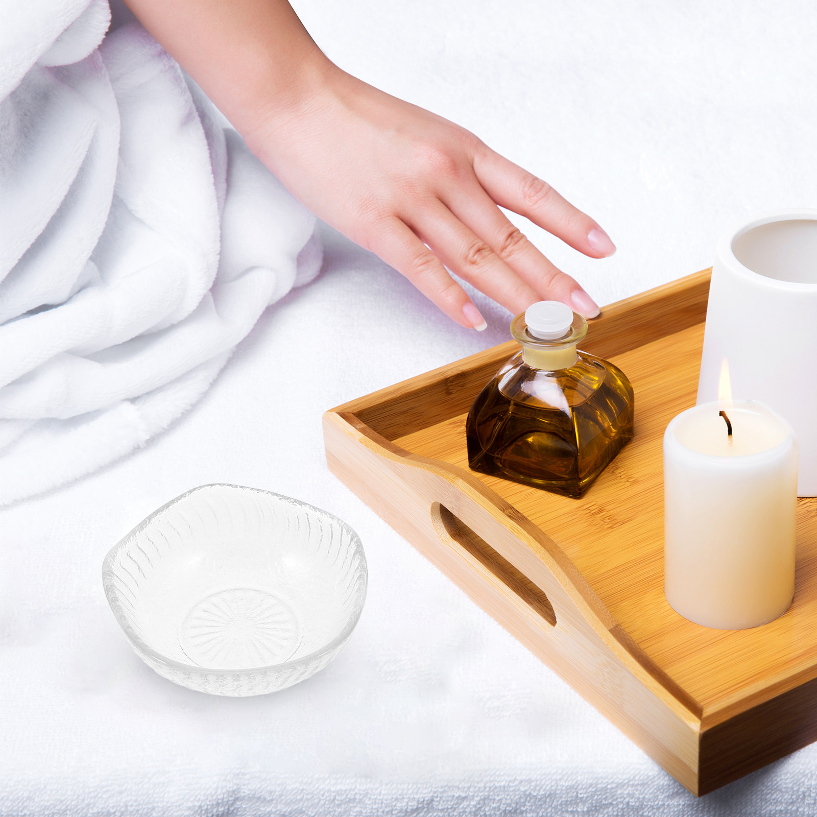 Elegant Glass Facial Bowl for  - Essential Oil Blend ulasan dan harga