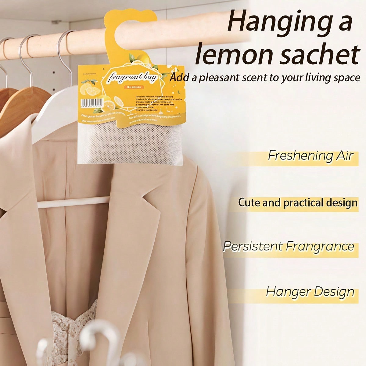 Hanging Lemon Scented Sachets, - Home Fragrance Verbena ulasan dan harga