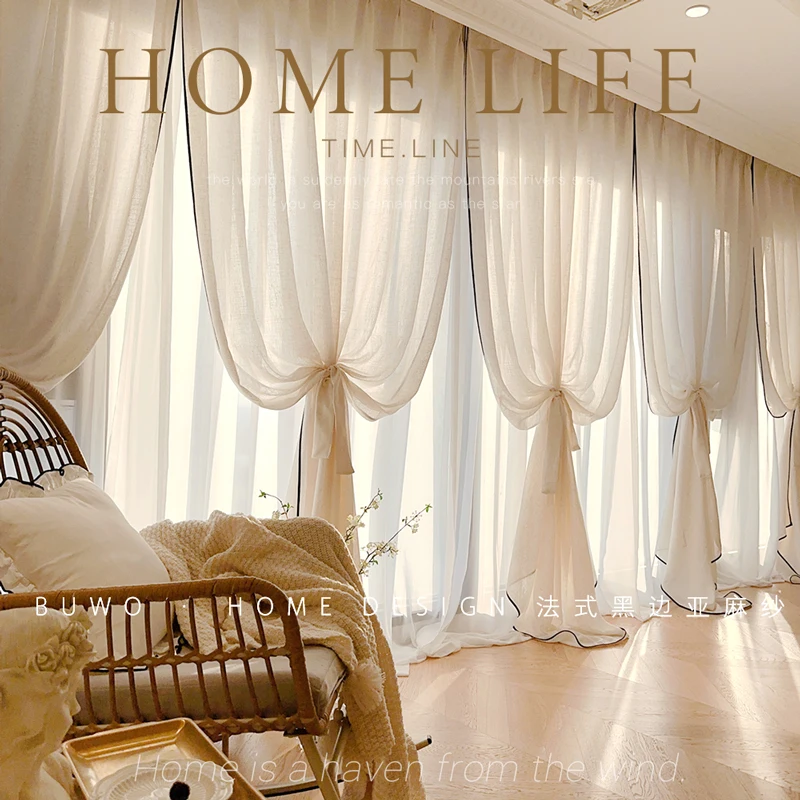 Black Border Linen Gauze Small - Home Fragrance In French ulasan dan harga