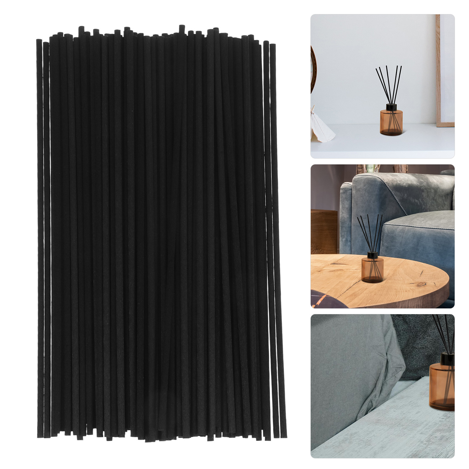 100Pcs Black Fiber Diffuser Ro - Home Fragrance Oils ulasan dan harga
