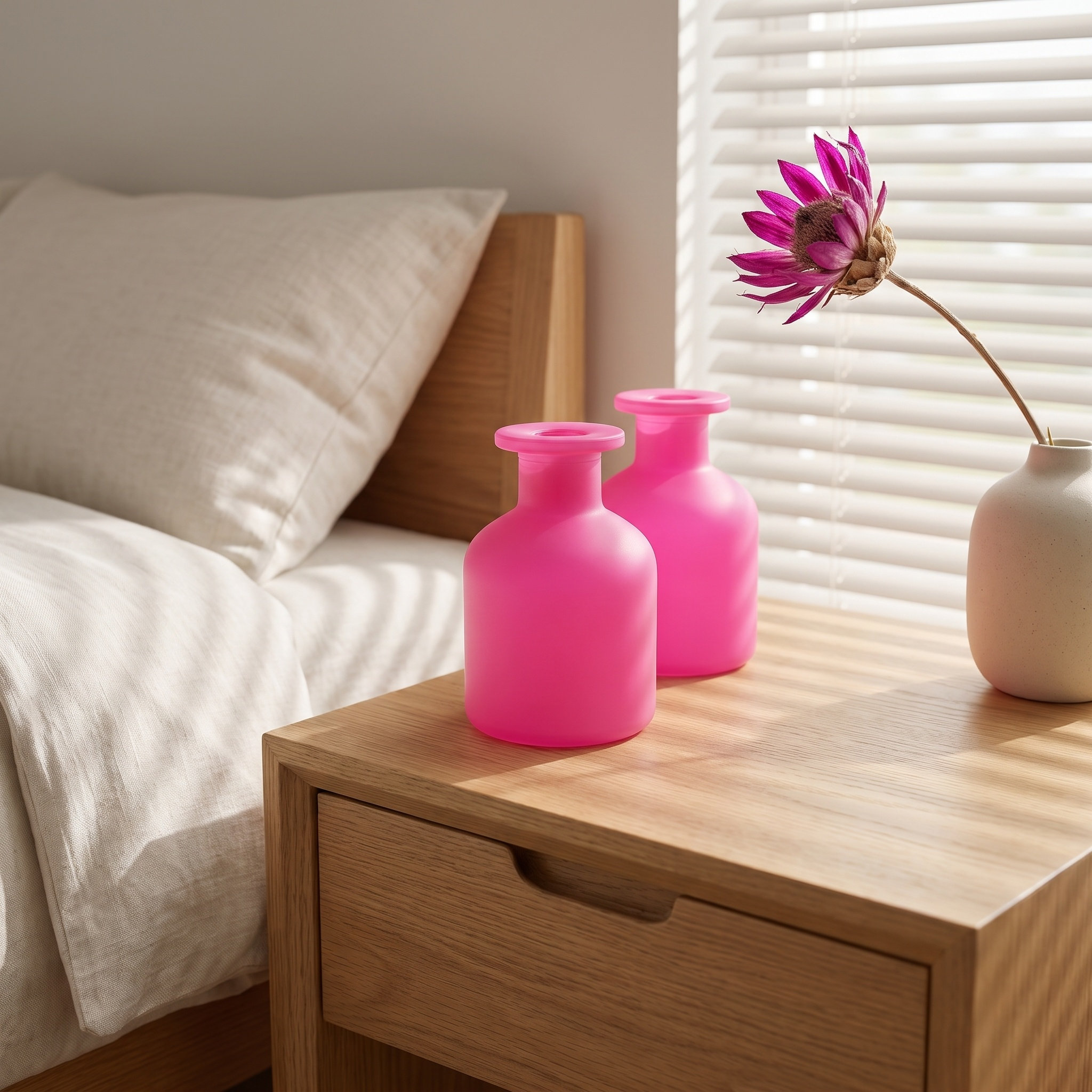 2Pcs Glass Reed Diffuser Bottl - Home Fragrance Aromatherapy ulasan dan harga
